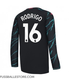 Günstige Manchester City Rodri Hernandez #16 3rd trikot 2023-24 Langarm